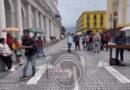 Docentes bloquean calle Enríquez; acusan imposición en Educación Indígena