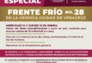 Aviso Especial por el Frente Frío No. 28 en la ciudad de Veracruz