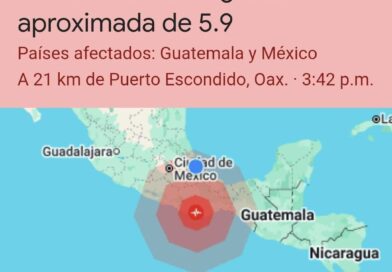 Se registra sismo con epicentro en Oaxaca, se sintió en varias regiones
