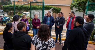Alcaldesa verificó las acciones de rehabilitación de la Unidad Deportiva El Coyol