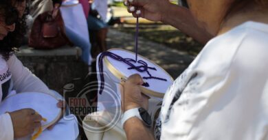 Bordado de nombres, la forma de no olvidar a desaparecidos en Xalapa