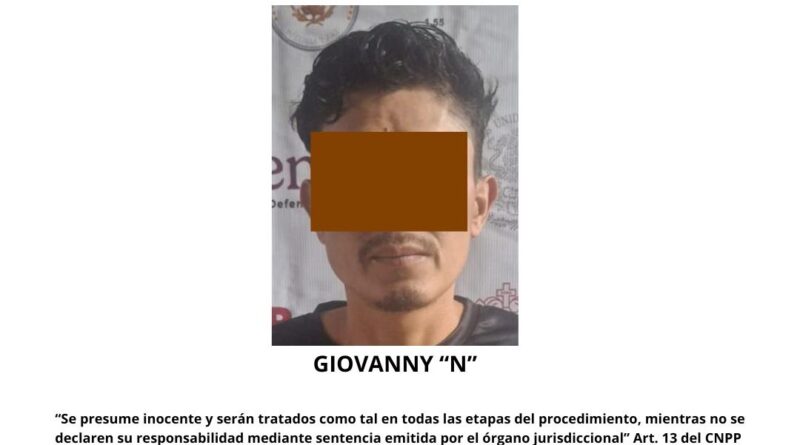 Capturan a presunto responsable de triple homicidio