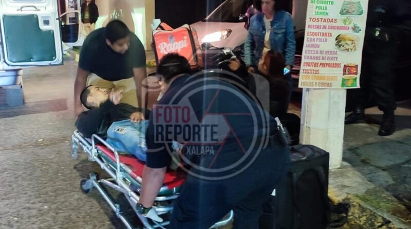 Motociclista lesionado en el bulevar Diamante