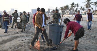 Playas de la ciudad de Veracruz limpias y listas para Semana Santa 2026