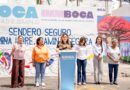 Alcaldesa Maryjose Gamboa inaugura segundo Sendero Seguro para mejorar la seguridad y movilidad de las boqueñas