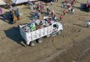 Descacharriza Ayuntamiento de Veracruz playa de Villa del Mar; retiran 40 toneladas de desechos