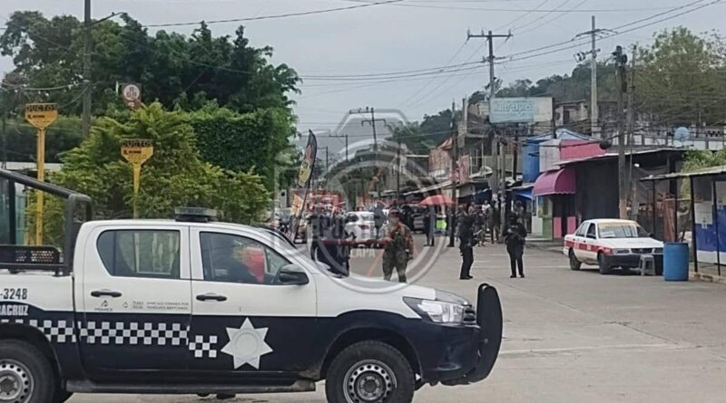 Balacera desata pánico en la colonia Revolución de Poza Rica