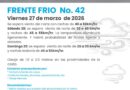 Protección Civil de Boca del Río en alerta ante las condiciones meteorológicas por el Frente Frío No. 42