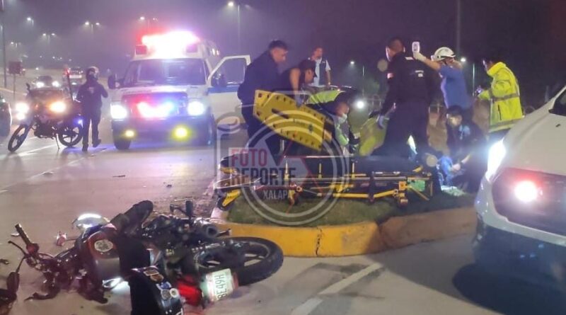 Motociclista resulta gravemente lesionada tras derrapar en Circuito Presidentes