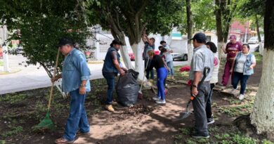 Llegan Tequios Municipales al Fovissste; se realizó jornada integral de limpieza
