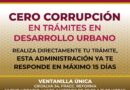 Refuerza Ayuntamiento de Veracruz política de Cero Corrupción en Desarrollo Urbano