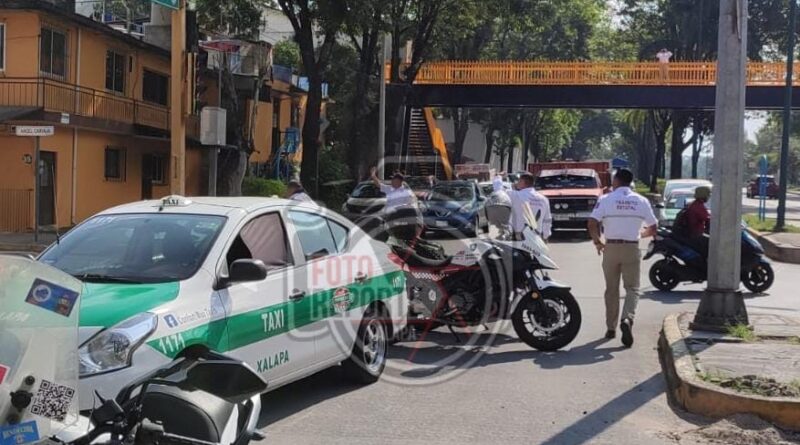 Choque de tres unidades sobre Circuito Presidentes 