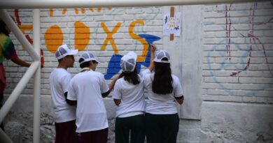 Participa Juventud xalapeña en jornada nacional “Tequios por la Tierra y Murales Mundialistas”