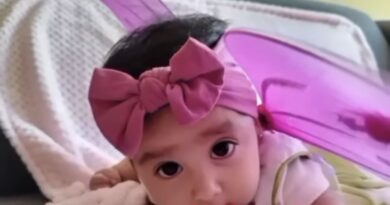 Piden donaciones para operar a bebé de 5 meses con catarata congénita bilateral