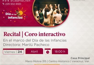 Asiste al Recital Coro Interactivo en el Centro Cultural Casa Principal