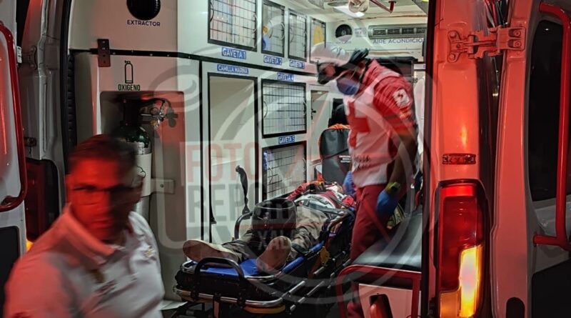 Motociclista resulta lesionado en Circuito Presidentes