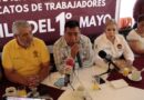 Al menos 60 mil trabajadores marcharán en Xalapa por el Día del Trabajo