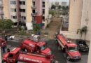 Atienden Bomberos y PC municipal de Veracruz incendio tras explosión en Rincón de Palma Real