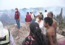 Acude Rosa María a supervisar labores de combate a incendio en zona norte de la ciudad