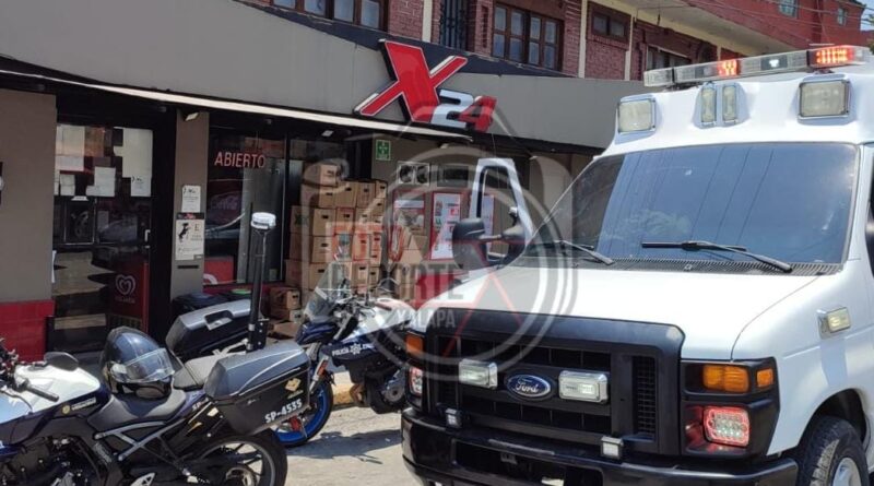 Con pistola en mano, roban en sucursal X-24