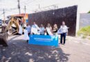 Alcaldesa Maryjose Gamboa da banderazo de obra de rehabilitación de la calle Galeana, en Cabecera
