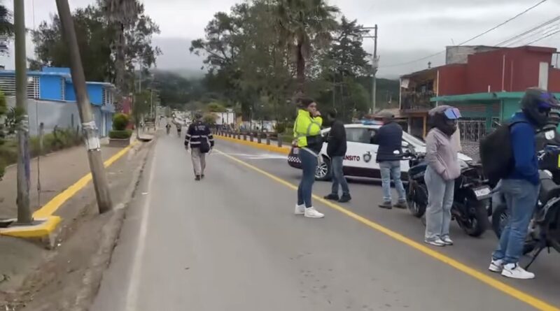 Por evento sin aviso, paralizan la carretera Xalapa–Misantla