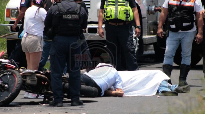 Motociclista pierde la vida tras accidente con autobús