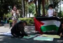 Colectivos pro Palestina se manifiestan en Xalapa contra ataques en Gaza