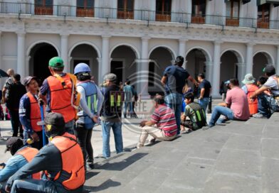 Evacuan edificios del centro de Xalapa tras sismo