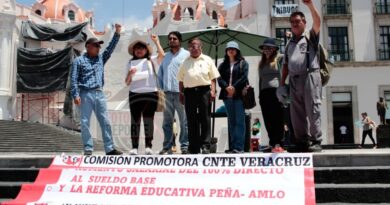 CNTE Veracruz exige abrogar Ley del ISSSTE y acusa precariedad laboral del magisterio