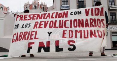 FNLS realiza miting por Semana Internacional del Detenido Desaparecido