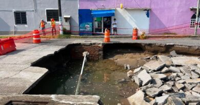 Grupo MAS es responsable de socavones y fallas en la red hidrosanitaria de Veracruz