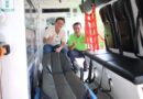 Entrega Rafa Fararoni ambulancia para atención de emergencias a PC Municipal