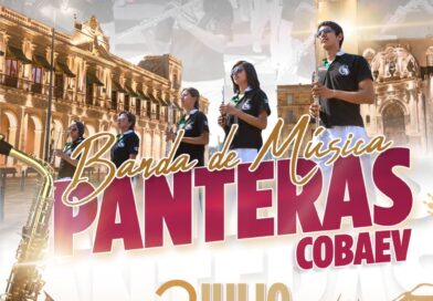 La Banda de Música Panteras del COBAEV inaugura los Jueves Musicales de julio