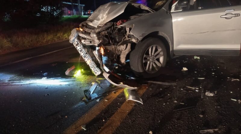 Choque frontal en la carretera Xalapa-Perote deja dos lesionados