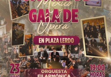 Colores de México y Gala de Ópera llegarán a Plaza Lerdo en Jueves Musicales