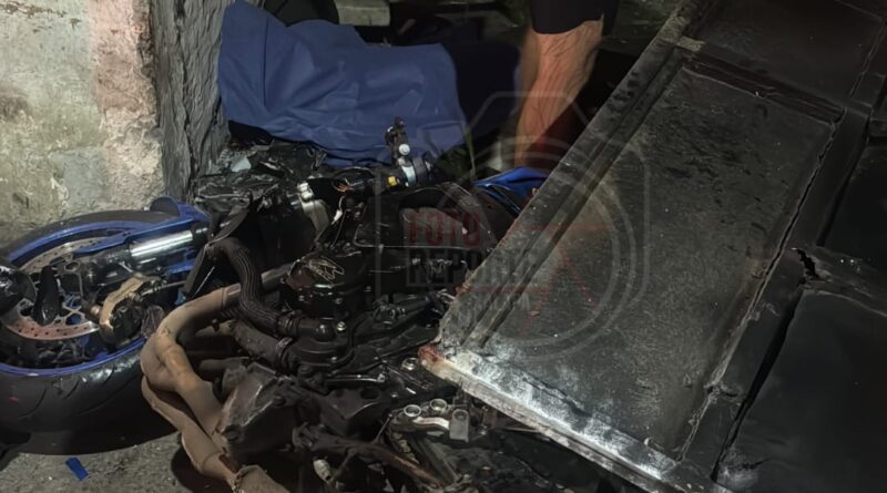 Muere motociclista en accidente sobre Rébsamen