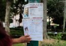 Buscan en Xalapa a personas desaparecidas; madres colocan fichas en parque Juárez