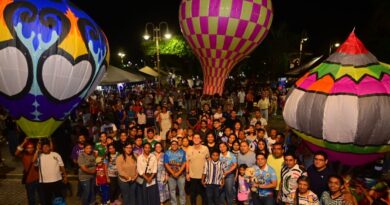 San Andrés Tuxtla alista su Festival Internacional de Globos de Papel