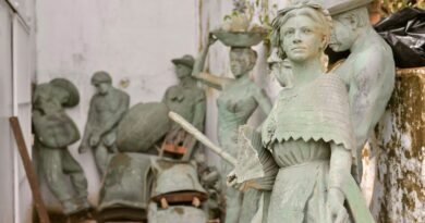Recupera Rosa María icónicas esculturas halladas en el Parque Ecológico