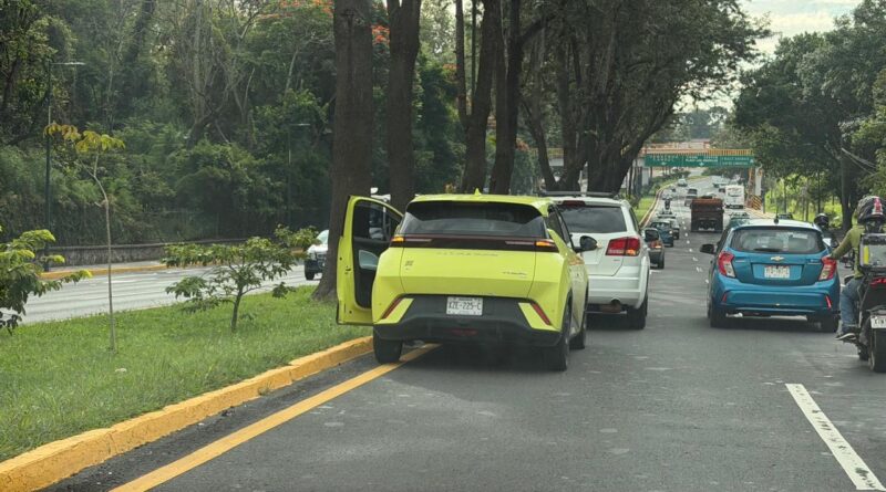 Percance vial en la carretera Xalapa – Veracruz