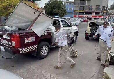 Tránsito retira objetos usados para apartar lugares en calles de Xalapa