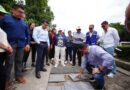 Supervisan autoridades municipales trabajos de rehabilitación del Paseo de Los Lagos