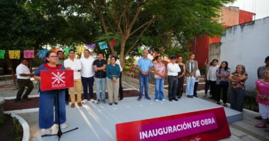 Daniela Griego inaugura área verde y recreativa en Jardines de Bambú