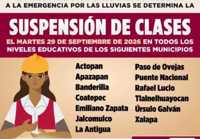 Suspendieron clases en 13 municipios