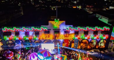 San Andrés Tuxtla se ilumina con orgullo durante septiembre