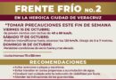 Llama Ayuntamiento de Veracruz a tomar medidas preventivas por lluvias y vientos del norte