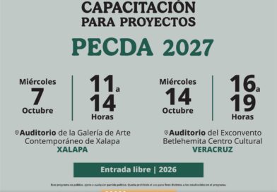 SECVER orientará a la comunidad artística para la elaboración de proyectos PECDA 2027