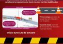 Cierres viales a partir del lunes por inicio de obras; se exhorta a prevenir los traslados