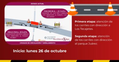 Cierres viales a partir del lunes por inicio de obras; se exhorta a prevenir los traslados